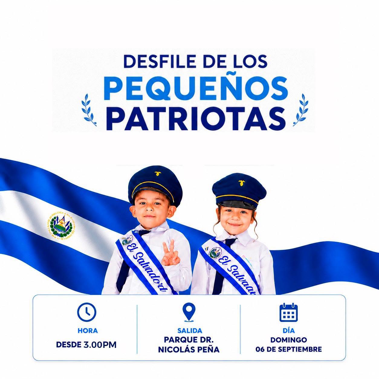 ¡La fiesta de la independencia también la viven nuestros #PequeñosPatriotas! 📆 06 de septiembre  ⏰ Desde las 3:00 p.m.
